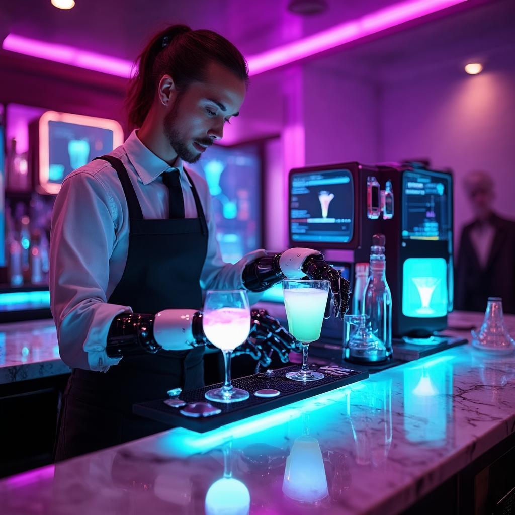机器人调酒师